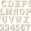 Adornos Alfanuméricos Ingleses de Madera al por Mayor Artesanías de Madera DIY Letra Decoración Creativa Ventas Directas de Fábrica