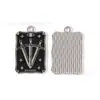 Goteo de Aceite Retro Europeo y Americano Aleación Oscura Tarjeta de Tarot Colgante DIY Accesorios Llavero Cadena para Teléfono Móvil Colgante