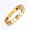 Fábrica directa de materiales ecológicos de moda rápida transfronteriza Yingqi pulsera de salud de moda magnética ajustable de una sola fila pulsera