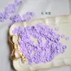 H102 Mini Hilo de Satén Plegado Flor en Relieve Pieza Material de Cuentas Hecho a Mano Material Auxiliar de Decoración para Ropa 1