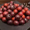 Sândalo Vermelho Ébano Sem Fase Cravejado com Pregos de Prata Tom de Chocalho Acessórios de Pingente Iguais aos do Little Red Book Brinquedos DIY