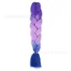 Fibra química de tres colores, cuatro colores, cinco colores, degradado, seda de alta temperatura, trenza grande, trenza jumbo, trenza burbuja, material para trenzas de cabello