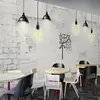 Papel de parede de café retrô nostálgico Papel de parede de fundo para bar de lazer Restaurante restaurante Loja de chá com leite Tecido de parede de bar Mural 3D