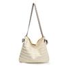Bolso Tote de Gran Capacidad, Moderno y Único Estilo Étnico, Nuevo 2025, Bolso de Tela Versátil de Nicho, Bolso de Hombro Texturizado para Mujer