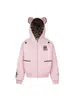 Sudadera con Capucha Estilo Retro Americano Sexy Estampado de Leopardo para Hombres y Mujeres 2025 Invierno Nueva Holgada Gruesa Acolchada