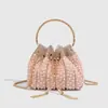 Bolso de Mano de Lujo Ligero Estilo Nuevo para Mujer, Bolso Cubo, Bolso Cruzado de Cadena de Alta Gama Versátil, Bolso de Noche para Mujer