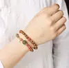 Pulseira Duplo Círculo de Jade Hetian 6mm com Pingente da Sorte de Ágata Vermelha do Sul Transparente like Ice Contas de Oração de Casal Estilo Chinês Novo