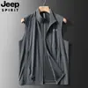 Chaleco Exterior Nuevo para Hombre Primavera/Verano 2026 con Múltiples Bolsillos, Chaleco Casual de Trabajo para Hombres de Mediana Edad y Mayores, Chaqueta sin Mangas