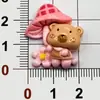Accesorios de Resina Joyería DIY Pegamento de Crema Juguetes para Niños Zuecos Hechos a Mano Nueva Serie de Placas con Ramo de Champiñones