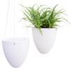 Fábrica atacadista de vasos Olinze transfronteiriça D vaso suspenso em forma de ovo vaso plástico para plantas preguiçosas em estoque Amazon jardinagem