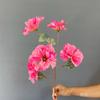 Flor de hibisco artificial salão de casamento decoração suave cor de outono retrô arco de engenharia de casamento arranjo de flores decoração flor artificial flor de meio verão