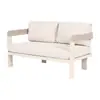 Juego de Sofá y Mesa de Café para Exteriores Transfronterizo, Sofá y Sillas de Aleación de Aluminio para Jardín, Fabricante de Mesas y Sillas de Ocio para Bienes Raíces