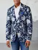 Nueva Chaqueta de Traje a Cuadros de Fila Única con Dos Botones de Comercio Exterior Transfronterizo para Hombre, Parte Superior de Traje Casual Ajustada para Hombre