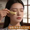 Palo para aliviar la tensión muscular y tabla gua sha de latón puro, producto genuino para lifting y reafirmación facial, palo para aliviar la tensión muscular de los ojos, masaje de puntos de acupuntura de meridianos de hombros y cuello