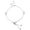 Tobillera con borla de un solo diamante, mariposa, temperamento, estilo coreano, accesorios de moda para mujer de Corea del Sur