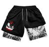 Pantalones Cortos Serie Dragon Ball Impresión Digital 3D Adulto Doble Capa Pantalones de Playa Amazon Comercio Electrónico Transfronterizo Caliente Fábrica