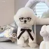 Gafas para Mascotas Perros y Gatos para Tomar Fotos, Gafas de Sol Pequeñas con Montura Redonda, Juguetes Creativos de Moda, Gafas de Sol Retro, Gafas de Sol Divertidas