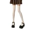 Calcetines Finos de Color Sólido para Primavera y Otoño Niños JK de Longitud Media Calcetines Transpirables Apilados Blancos con Encaje Estilo Japonés de Moda