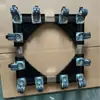 Base universal para lavadora de carga frontal, soporte doble para puerta, refrigerador grande, soporte grande, soporte móvil retráctil engrosado