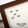 Joias para Nail Art da Nova Série Borboleta, Zircônia Brilhante de Luxo Acessível Borboleta Vazada Cor White K Acessórios de Unha Usáveis