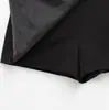 Verão 2025 Novo Estilo Europeu e Americano Moda Versátil Simples Design de Nicho com Cinto Calça Saia de Botão Duplo Saia Curta Feminina