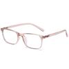 Y5212 Cuadrado TR90 Espejo Plano para Hombres y Mujeres Exportación Transfronteriza Montura Óptica Amazon AliExpress Patilla de Resorte Ojos