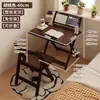 Escritorio de oficina plegable, nuevo tipo de escritorio para computadora en casa, escritorio para viviendas de alquiler, mesa rectangular simple, escritorio de estudio multifuncional y conveniente