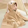 Toalla de Baño para Niños Capa con Capucha Ducha Sin Pelusa Bebé Suave Cálida Toalla de Baño Primavera Otoño Invierno