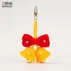 Novo Chaveiro de Sino de Natal de Pelúcia para Mulheres, Enfeites de Natal de Desenho Animado Fofos, Pingentes para Bolsa de Casal, Pequenos Presentes
