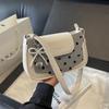Bolsa popular feminina deste ano 2024 novo estilo bolsa mensageiro para todos os jogos textura sofisticada bolsa de ombro de nicho nas axilas