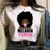 Serie Europea y Americana 2023 Nueva Moda Niñas Africanas Estampado Sencillo Camiseta de Cuello Redondo para Hombres y Mujeres Europeos y Americanos