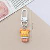Llavero Personalizado Lindo Colgante de Oso de Mantequilla Pequeño Regalo Colgante para Mochila Escolar de Estudiante Pequeño Regalo Llavero para Pareja