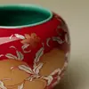 Accesorios Rojos Dorados y Plateados Chinos de Melocotón Redondos para Ceremonia del Té Tanque de Agua para Infusión en Seco en Estilo Lujo Ligero Chino Nuevo