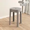 Bancos de Plástico para Uso Doméstico, Bancos Redondos Engrosados, Diseño Creativo Moderno Minimalista, Apilables para Sala de Estar, Bancos Altos de Plástico Apilables para Mesa de Comedor