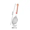 Colador de Harina de Acero Inoxidable Cocina Hogar Horneado Filtro Colador de Azúcar en Polvo Jugo Leche de Soya Mango de PP Filtro de Escoria Fuga