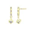 Pendientes de plata de ley S925 para mujer, diseño de nicho europeo y americano, pendientes de diamantes de moda, elegantes joyas de moda en vivo de celebridades de Internet.