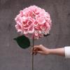Hortensia de Simulación 3D Fabricación Pared de Flores para Boda Azul Bella Decoración Venta al por Mayor Hogar Suave Hortensia Transfronteriza
