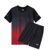 Nova Camiseta Esportiva Slim Fit Cor Gradiente Secagem Rápida Esportiva Masculina Manga Curta Seda Gelo Esportiva Casual Meia Manga