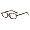 Gafas de Sol Rectangulares de Estilo Retro Simple con Diseño de Varillas Único, Versátiles para el Uso Diario y los Trayectos al Aire Libre