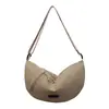 Bolso Cruzado para Mujer, Nuevo Bolso Tipo Dumpling de Gran Capacidad, Ligero, Sencillo, Moderno, Bolso de Hombro Casual para Estudiantes, Bolso de Tela de Moda para Chicas