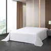 Ropa de cama de hotel, juego de cuatro piezas de hotel de cinco estrellas, ropa de cama de hotel, sábanas blancas puras para casa de huéspedes, fundas de edredón, sábanas ajustables al por mayor
