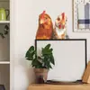 Fun-F992 Gallo Pastoral Creativo Cocina Restaurante Hogar Decoración de Pared de Fondo Pegatina Autoadhesiva Removible