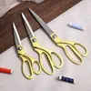 Tijeras de Sastre de Acero Inoxidable para Cortar Ropa y Telas Tijeras de Corte Multipropósito 8-10 pulgadas Tijeras de Costura Mango de Aleación de Aluminio