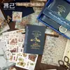 Serie de Invitaciones para Fiestas Retro Yanji Planificador Caja de Regalo Set Estilo Retro Lindo
