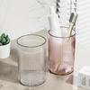 Luz Luxo Estilo Bocal Copo Alto Valor de Beleza Escova Copo Doméstico Casal Lavar Vaso sanitário Simples Transparente PET Dentes Copo