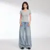 Camiseta Blanca de Manga Corta para Mujer, Nuevo Estilo 2026 con Almohadillas en el Pecho, Atuendo de Verano, Corte Ajustado, Ropa Interior de Moda