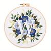 25 Novos Produtos Exportação Bordado DIY Pacote de Material Kit Semi-Acabado Feito à Mão Transfronteiriço Fabricante Amazon Florais Europeus e Americanos