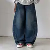 Conjunto Casual de Outono para Meninas 2026 Novo Estilo Coreano Chique Fashionável Menina Primavera Outono Moletom Calça Jeans Conjunto de Duas Peças