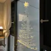 Sala de estar Navideña Ventana de Piso a Techo Colgante de Árbol de Navidad DIY Accesorios de Atmósfera Navideña Diseño de Escena Árbol de Navidad