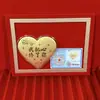 Pastel Corazón de Oro Puro 999, Regalo de San Valentín, Te Amo con Todo Mi Corazón, Princesa, Que Te Enriqueces
